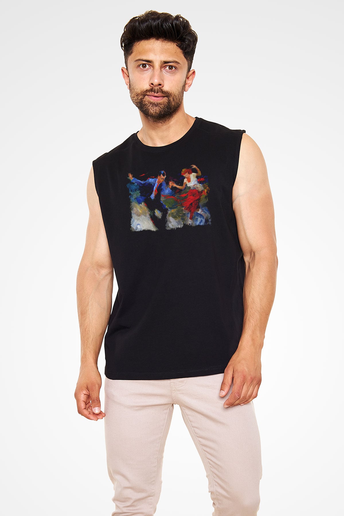Swing Siyah Unisex Kolsuz Tişört