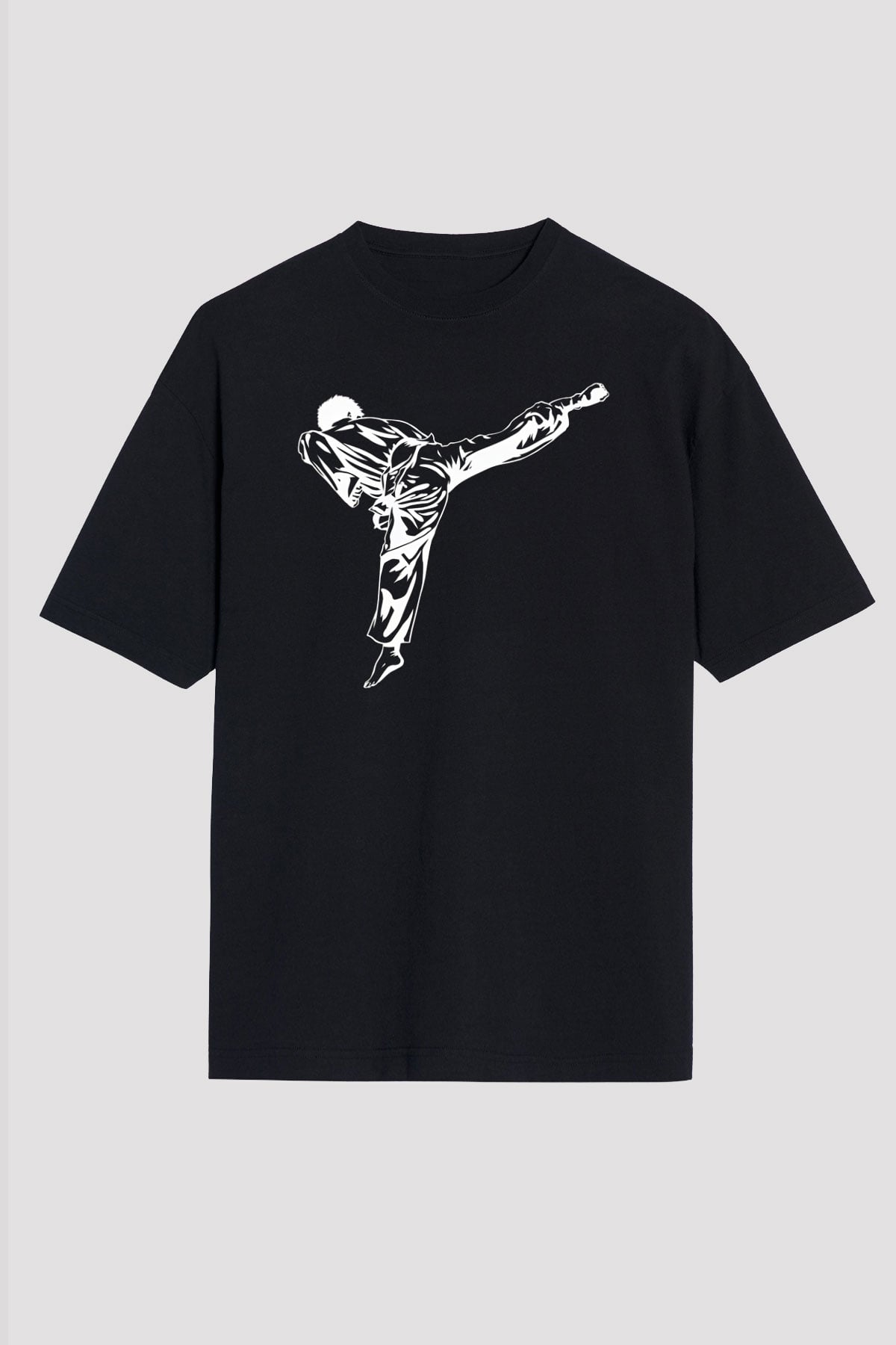 Taekwondo Siyah Unisex Tişört T-Shirt - TişörtFabrikası