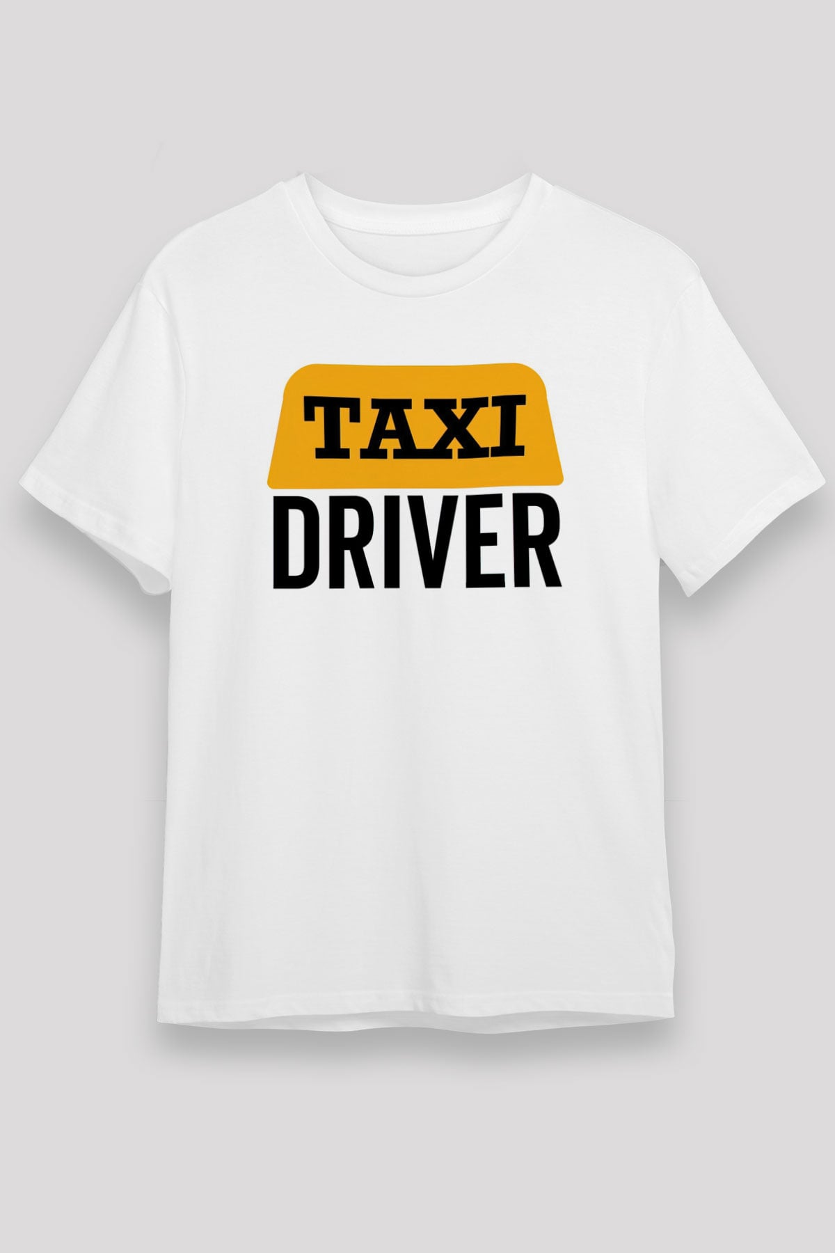 Taksici Beyaz Unisex Tişört T-Shirt - TişörtFabrikası