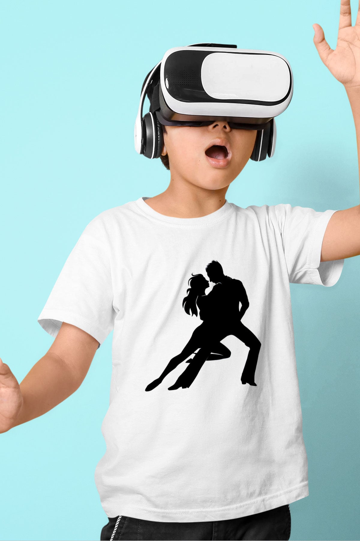 Tango Beyaz Unisex Çocuk Tişört