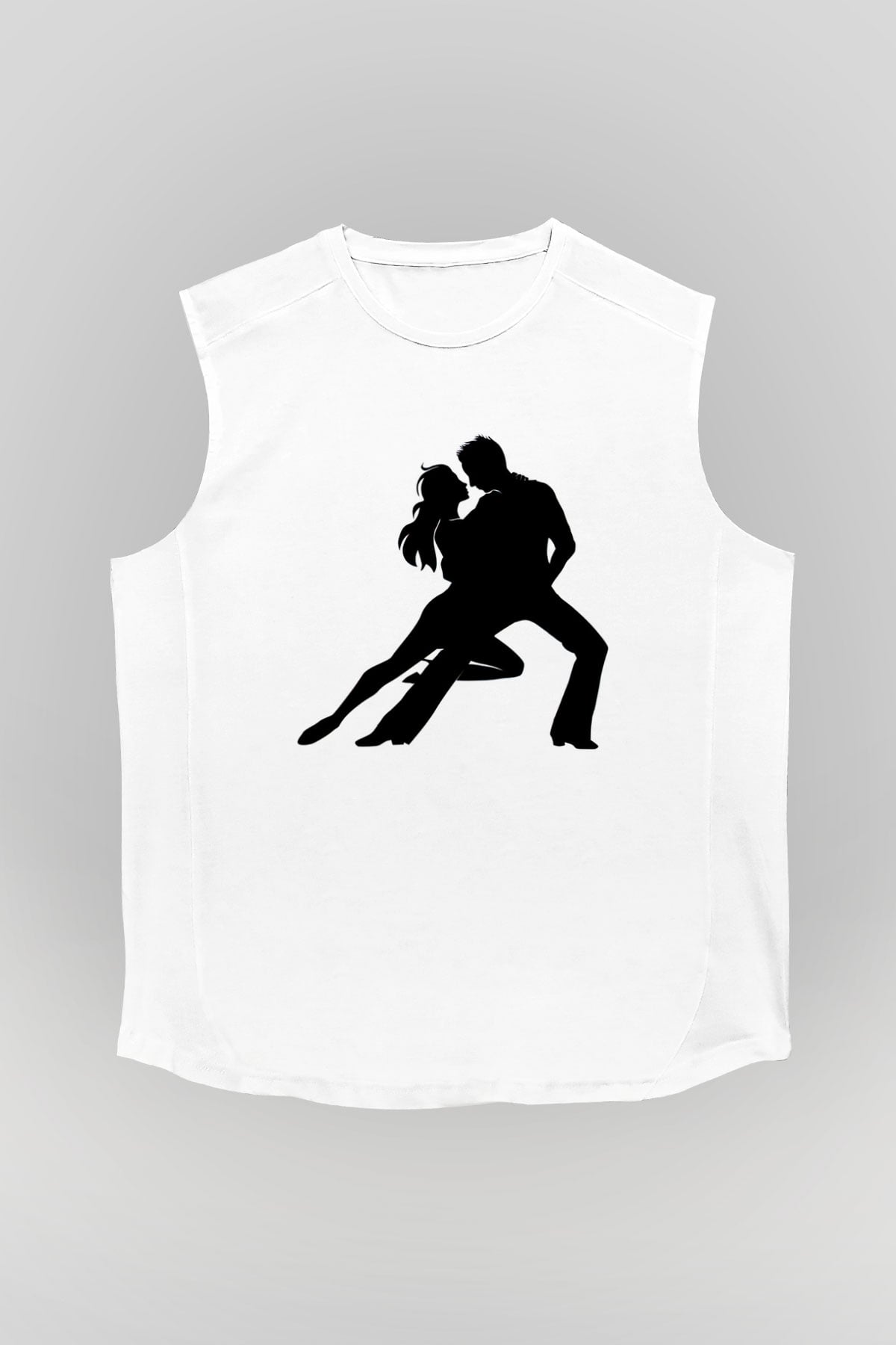 Tango Beyaz Unisex Kolsuz Tişört