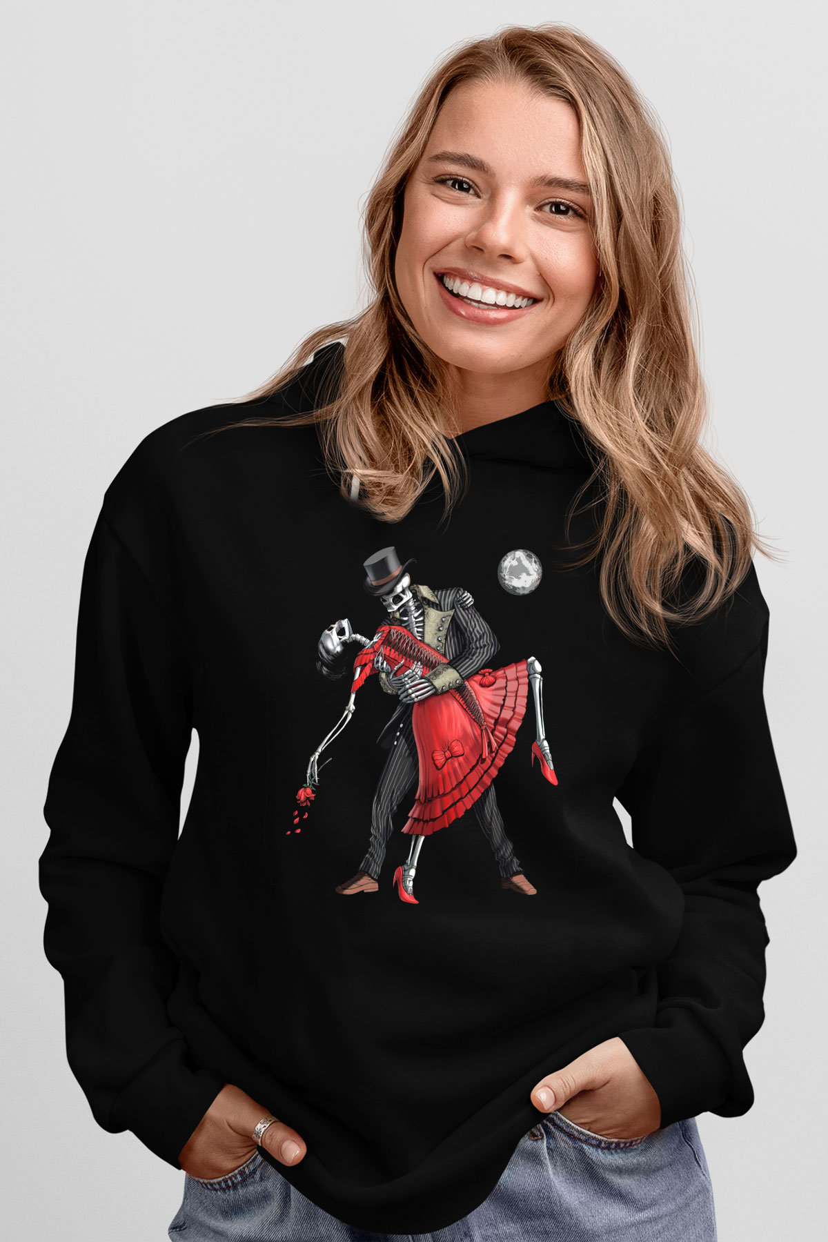 Tango Siyah Unisex Hoodie
