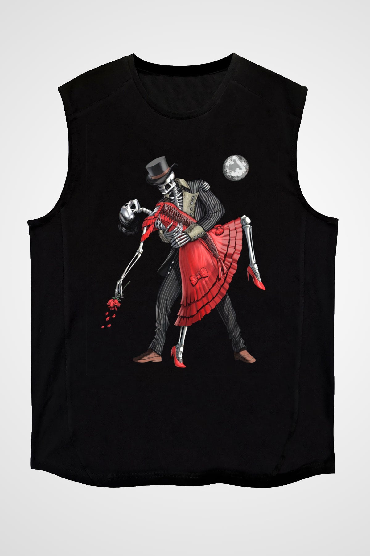 Tango Siyah Unisex Kolsuz Tişört