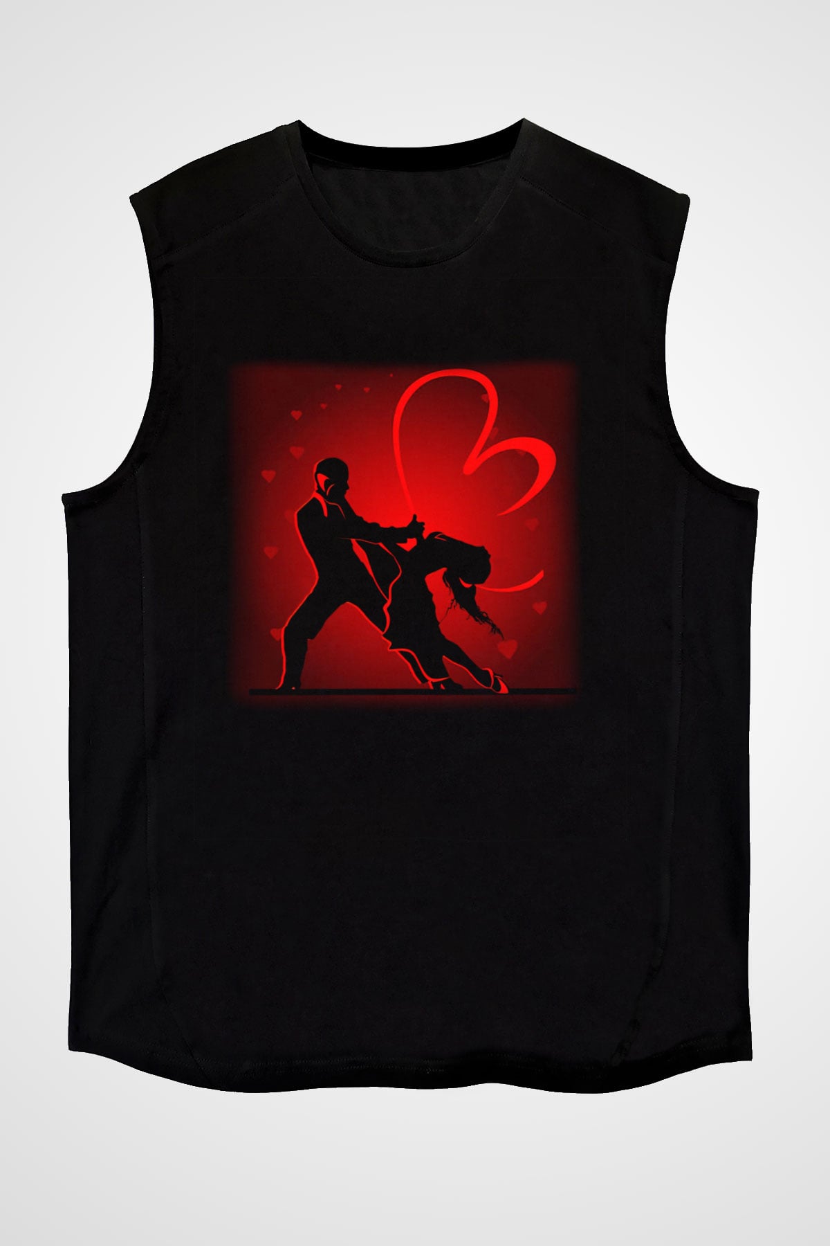 Tango Siyah Unisex Kolsuz Tişört