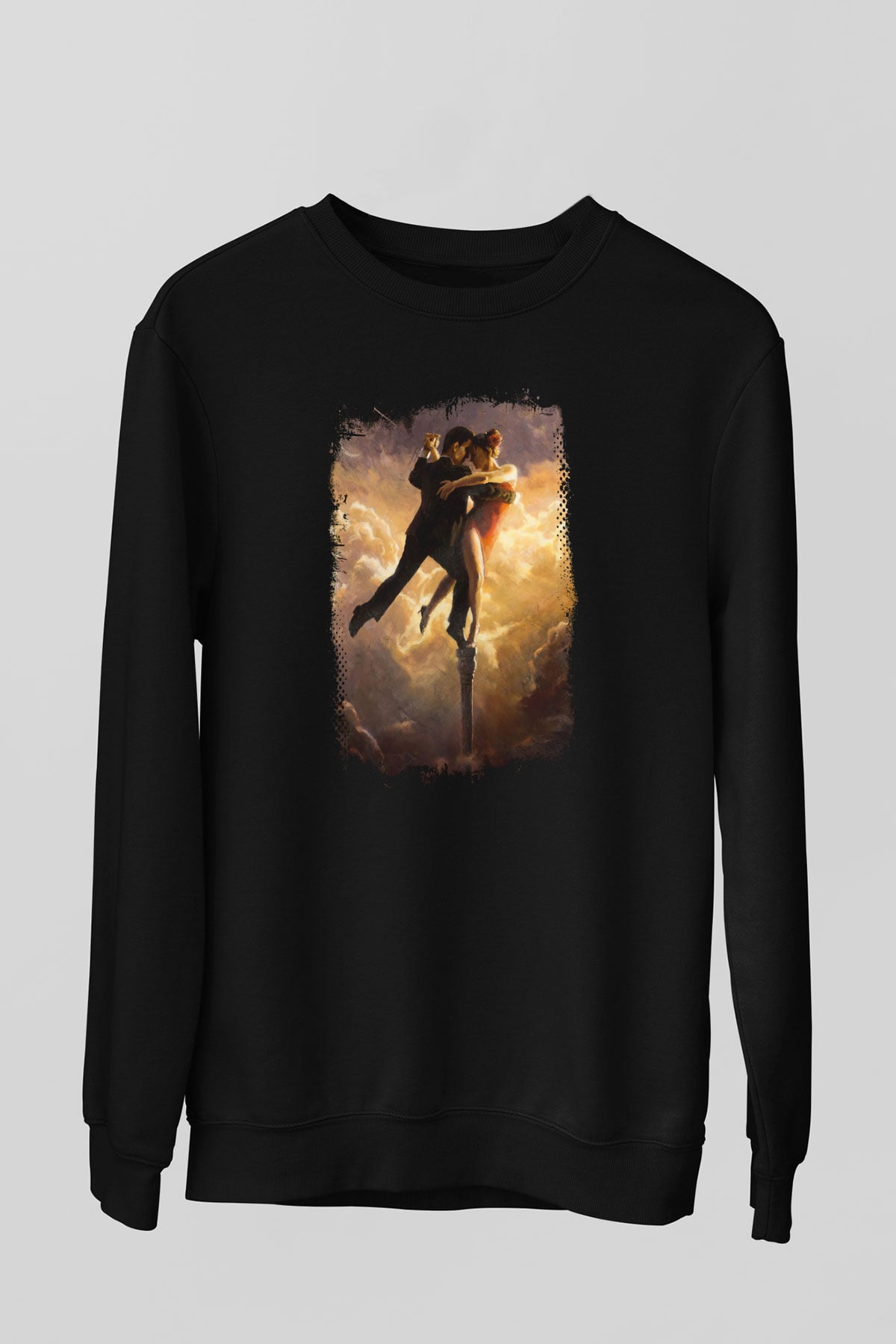 Tango Siyah Unisex Sweatshirt