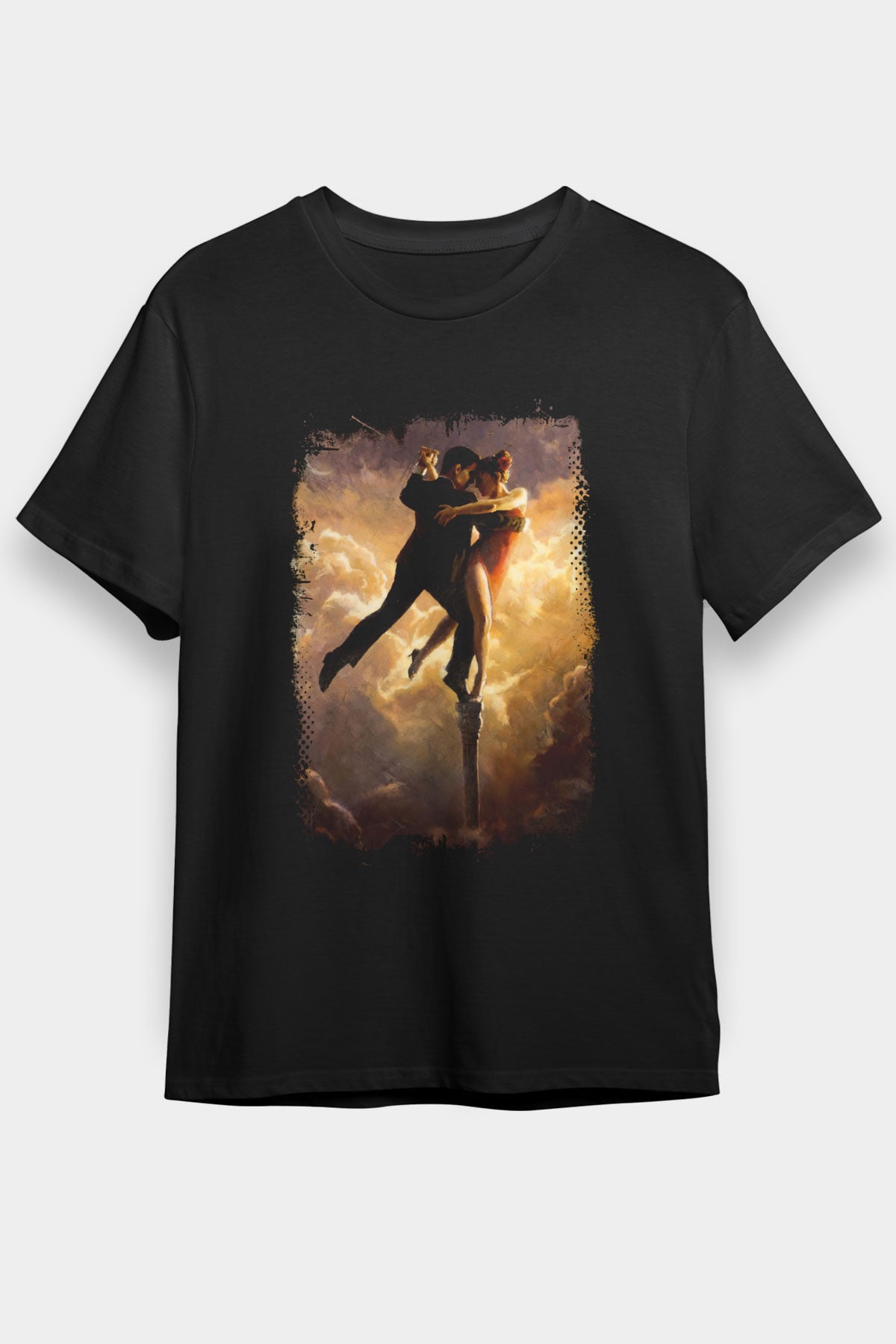 Tango Siyah Unisex Tişört T-Shirt - TişörtFabrikası