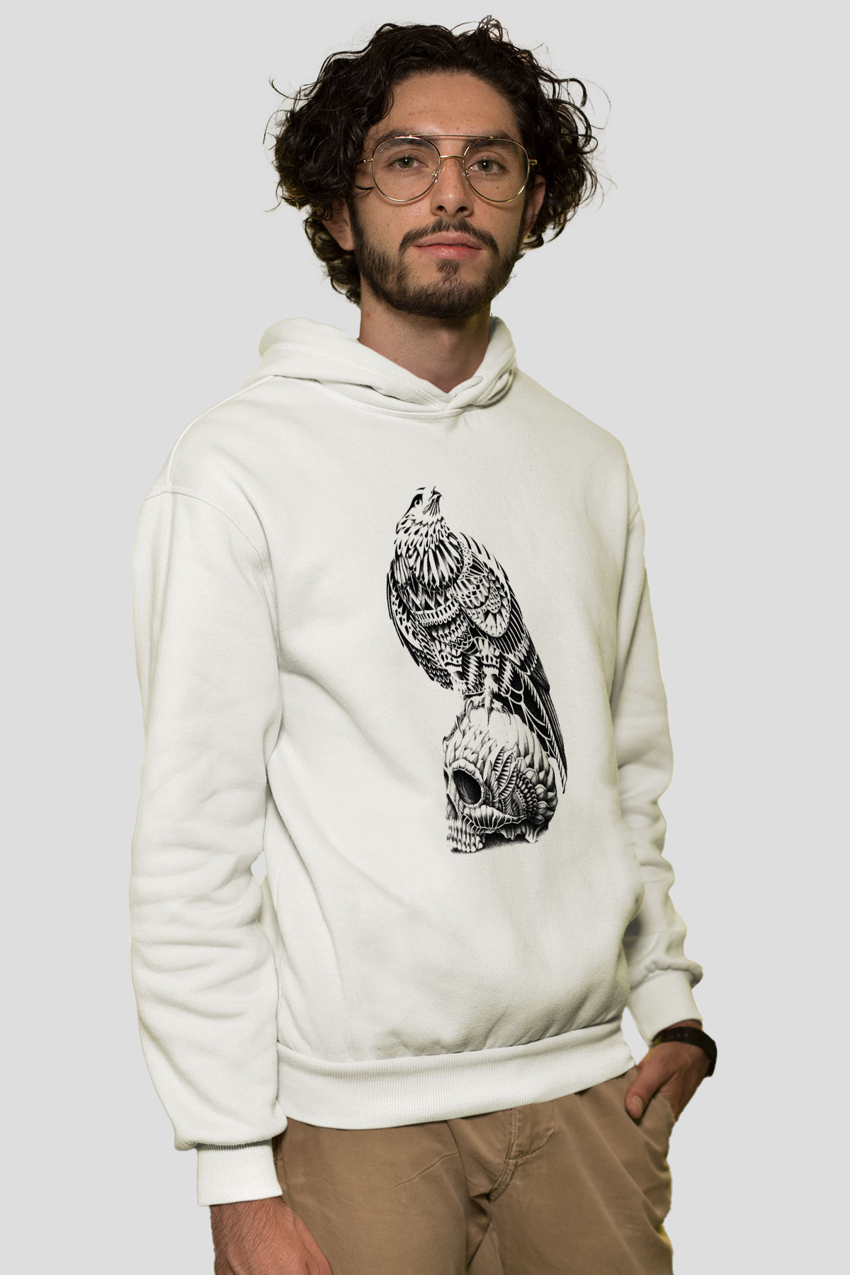 Tasarım Kapşonlu Sweatshirt TSR110