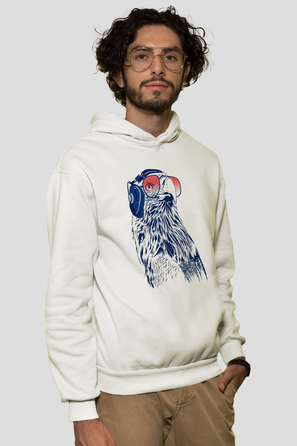 Tasarım Kapşonlu Sweatshirt TSR117