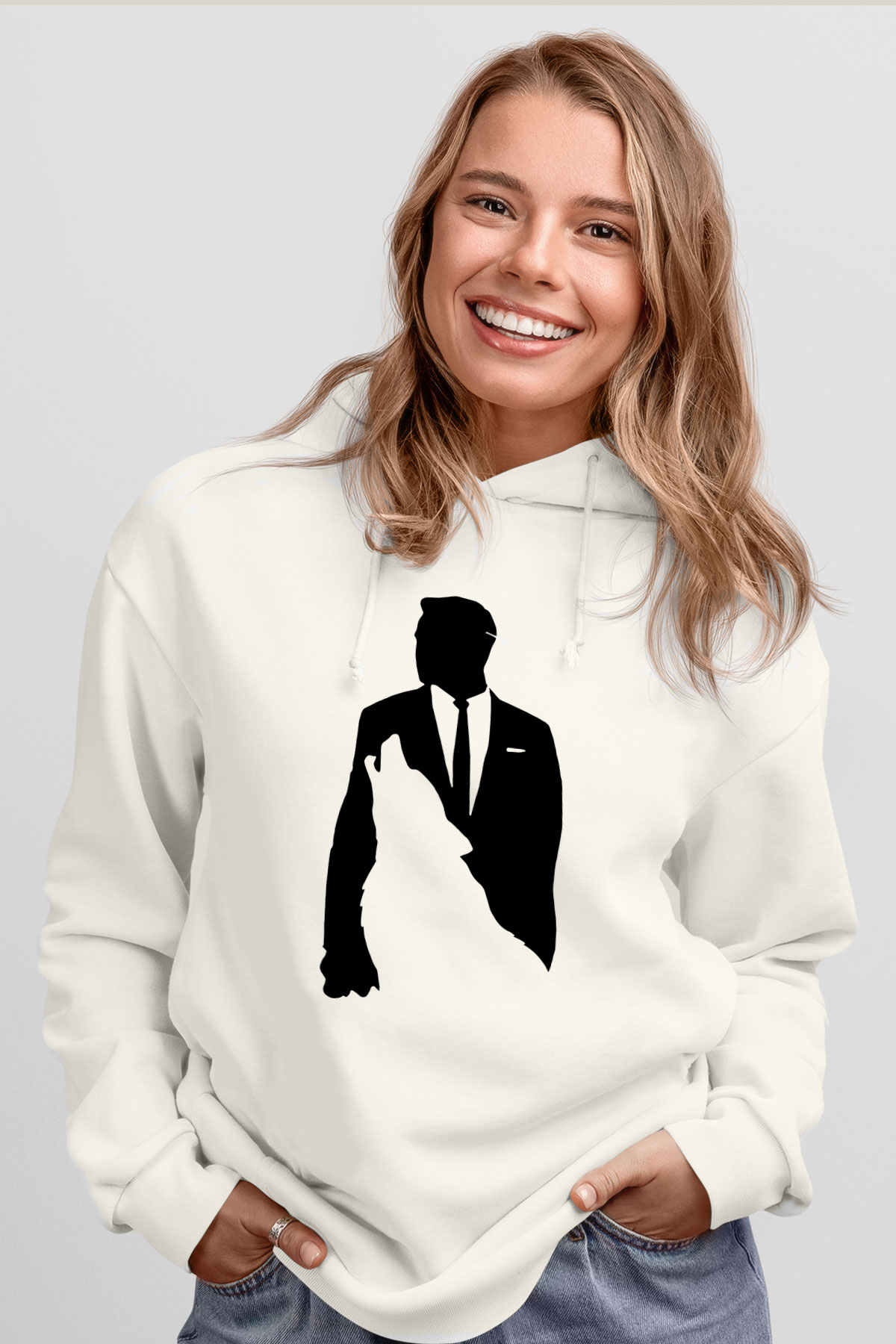 Tasarım Kapşonlu Sweatshirt TSR119