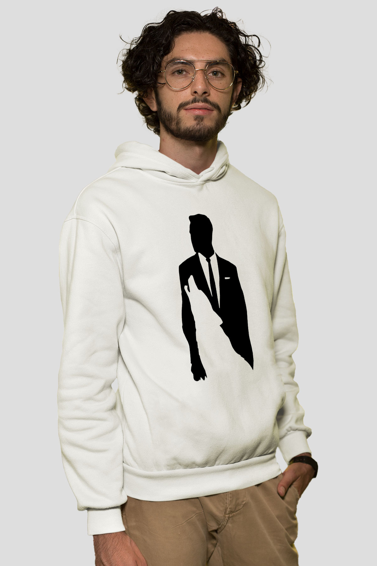 Tasarım Kapşonlu Sweatshirt TSR119
