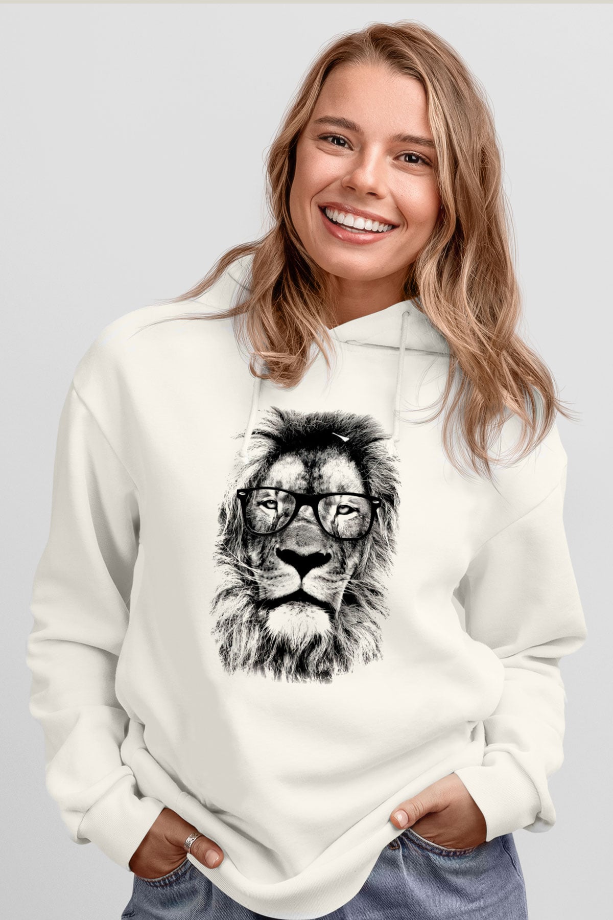 Tasarım Kapşonlu Sweatshirt TSR123
