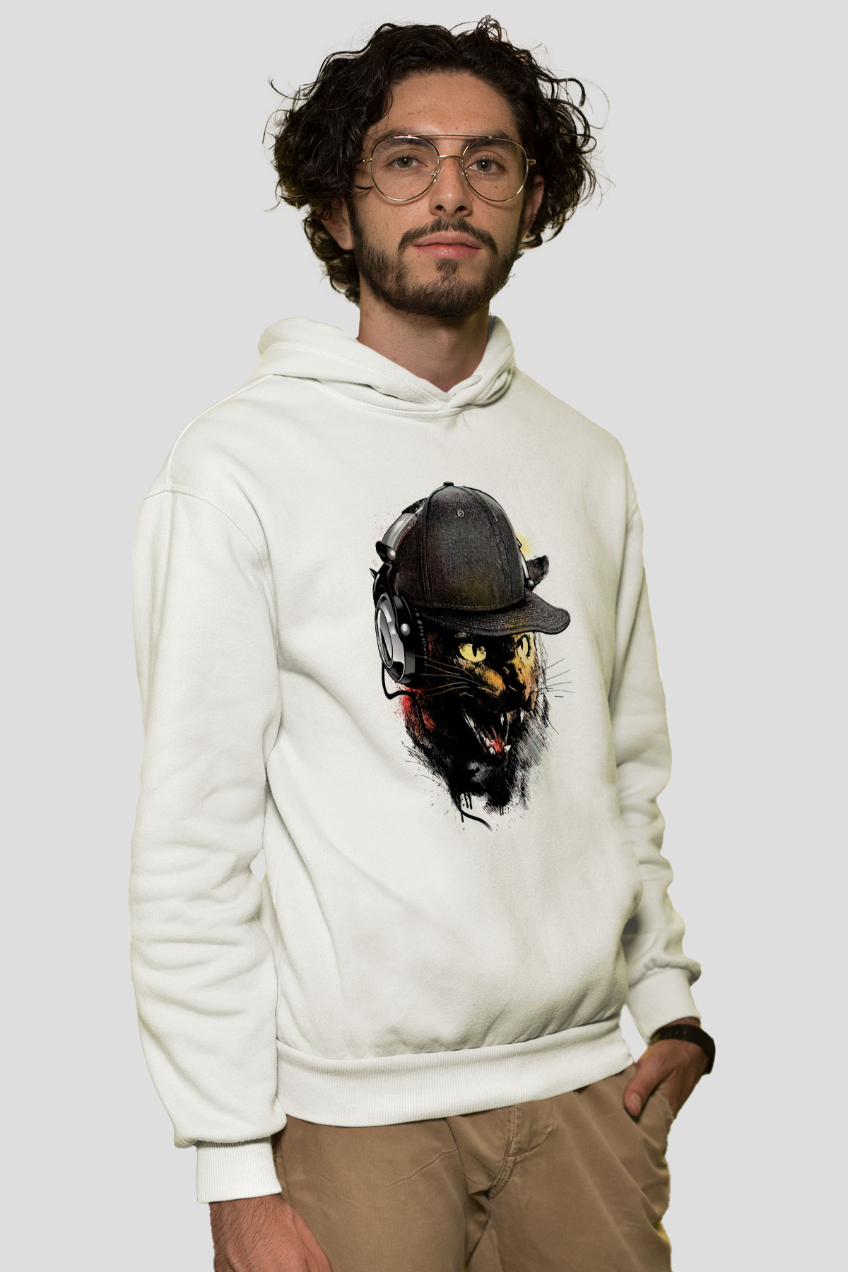 Tasarım Kapşonlu Sweatshirt TSR132