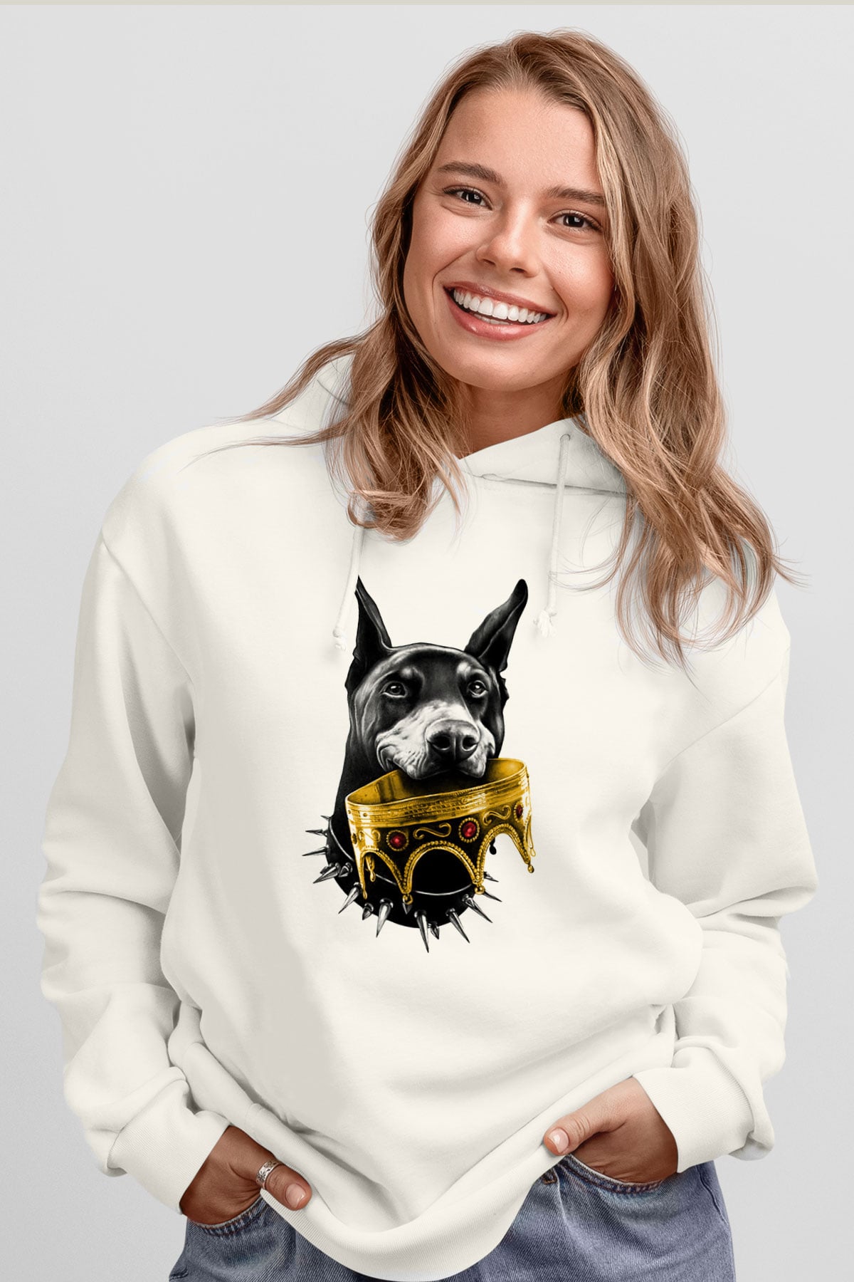 Tasarım Kapşonlu Sweatshirt TSR142