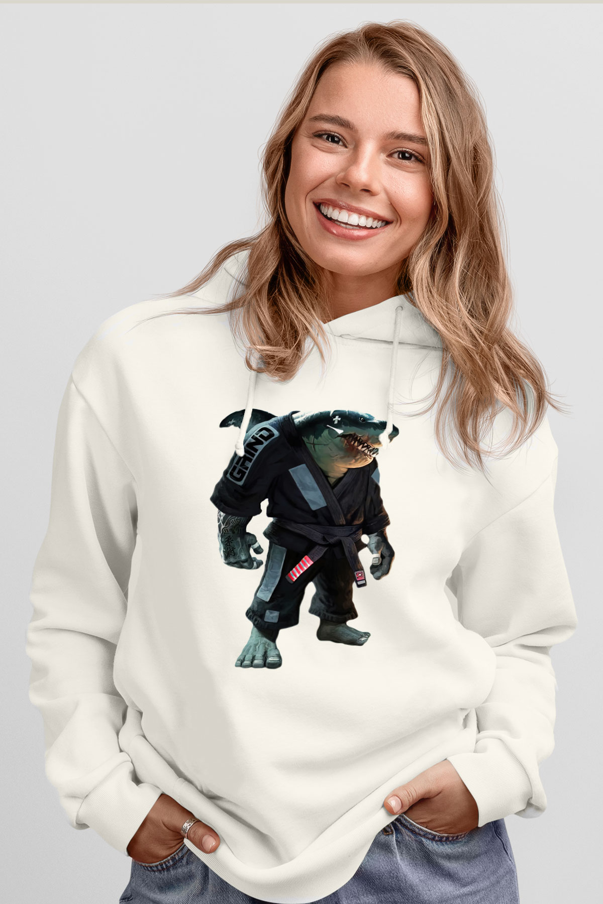 Tasarım Kapşonlu Sweatshirt TSR169