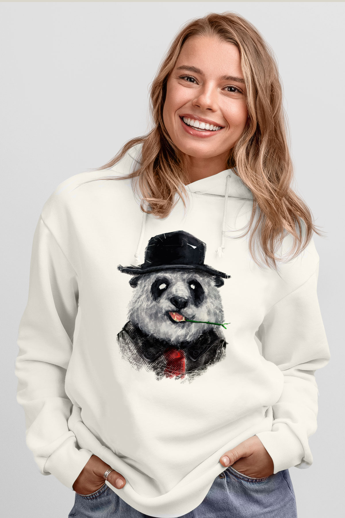 Tasarım Kapşonlu Sweatshirt TSR217