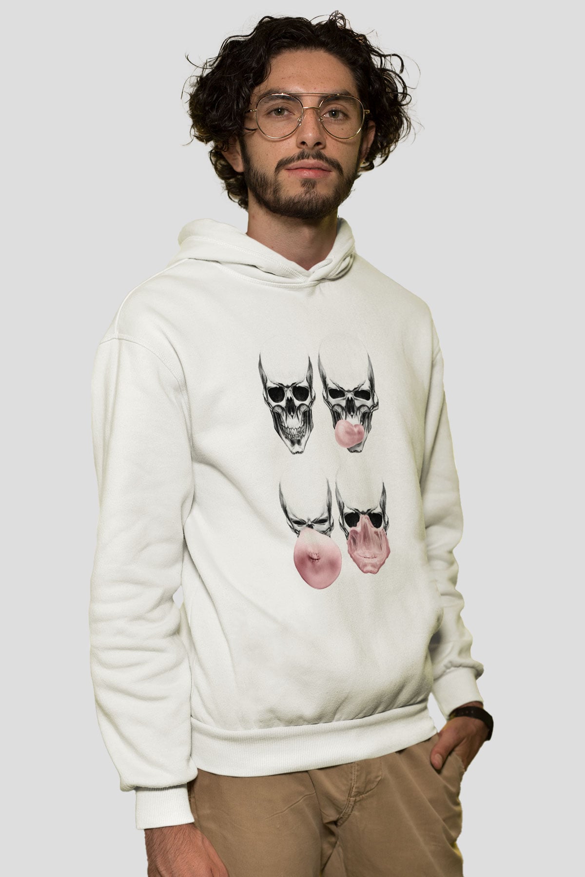Tasarım Kapşonlu Sweatshirt TSR263