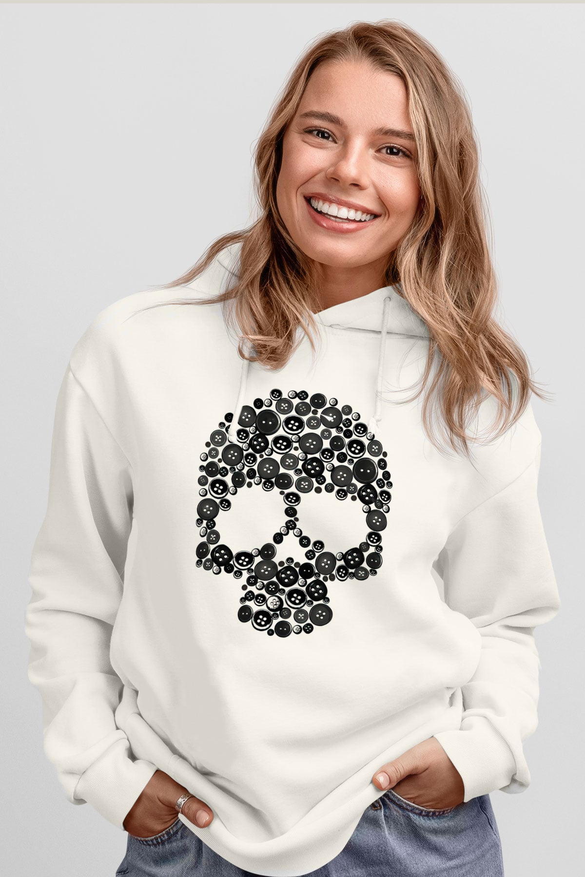 Tasarım Kapşonlu Sweatshirt TSR266