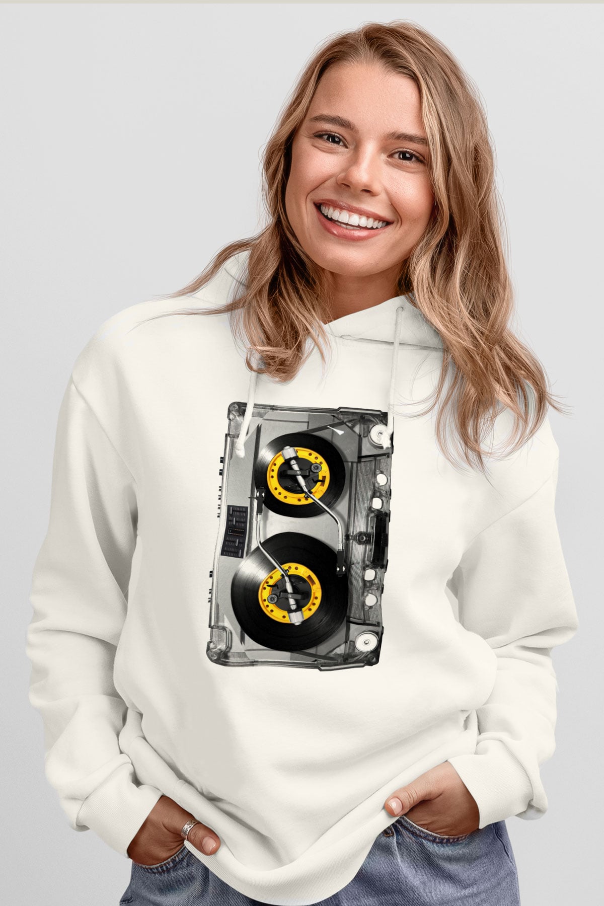 Tasarım Kapşonlu Sweatshirt TSR308