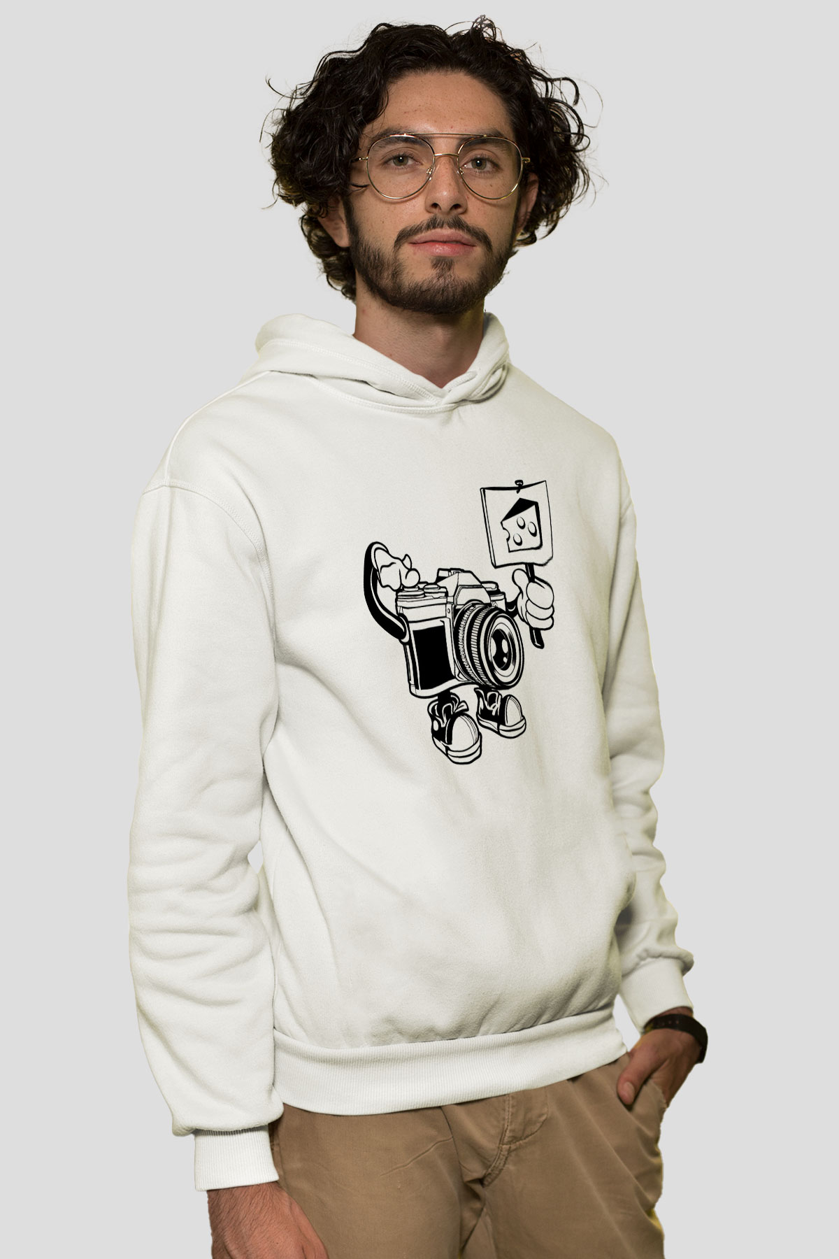 Tasarım Kapşonlu Sweatshirt TSR311