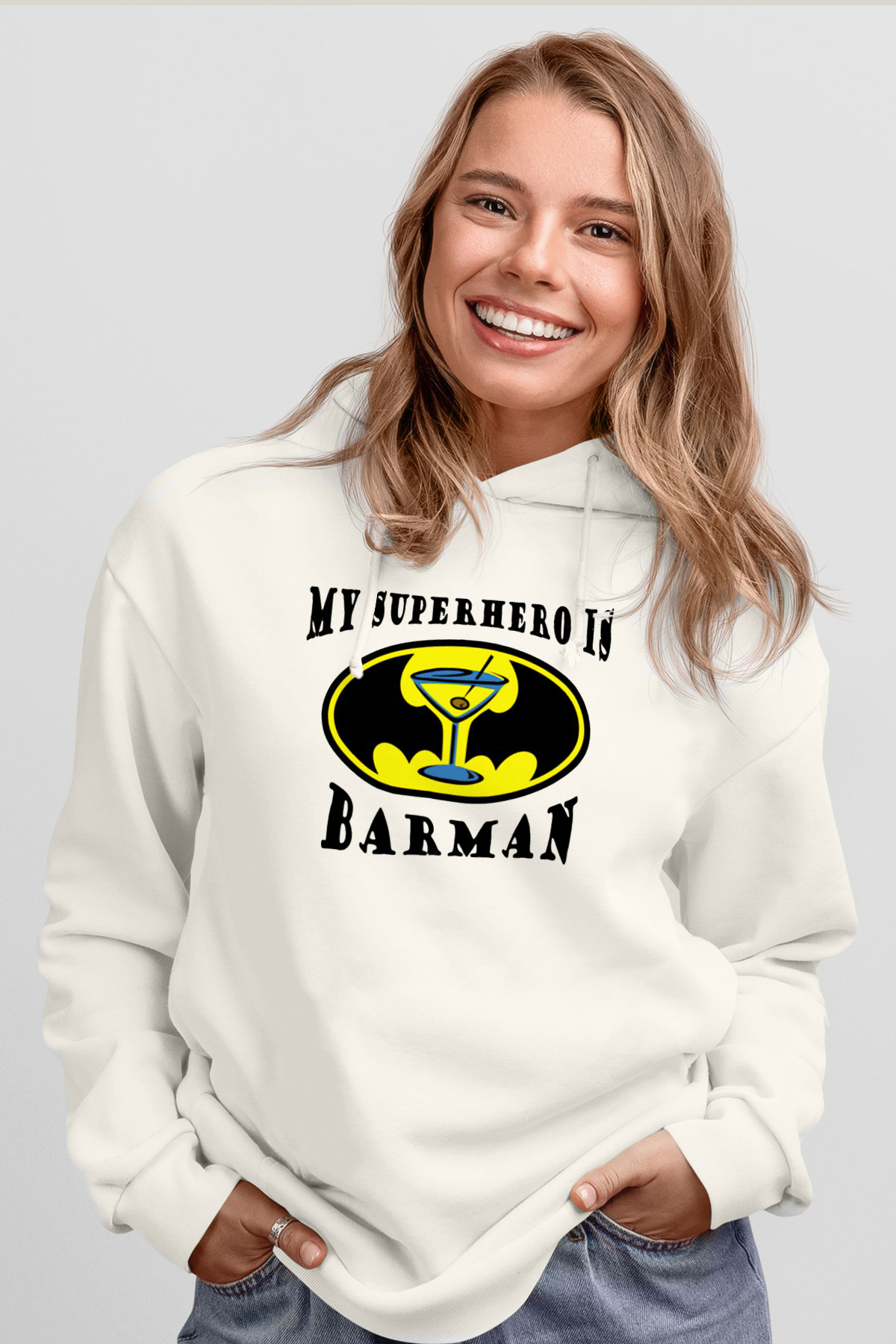Tasarım Kapşonlu Sweatshirt TSR364