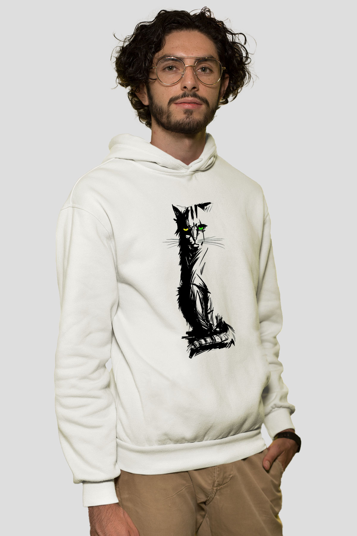 Tasarım Kapşonlu Sweatshirt TSR41