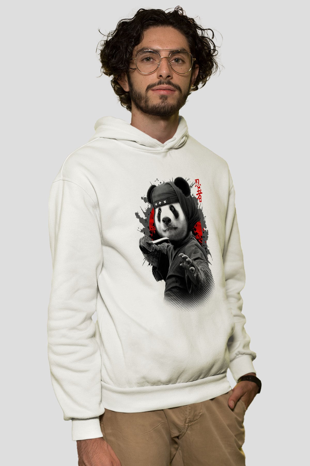 Tasarım Kapşonlu Sweatshirt TSR43