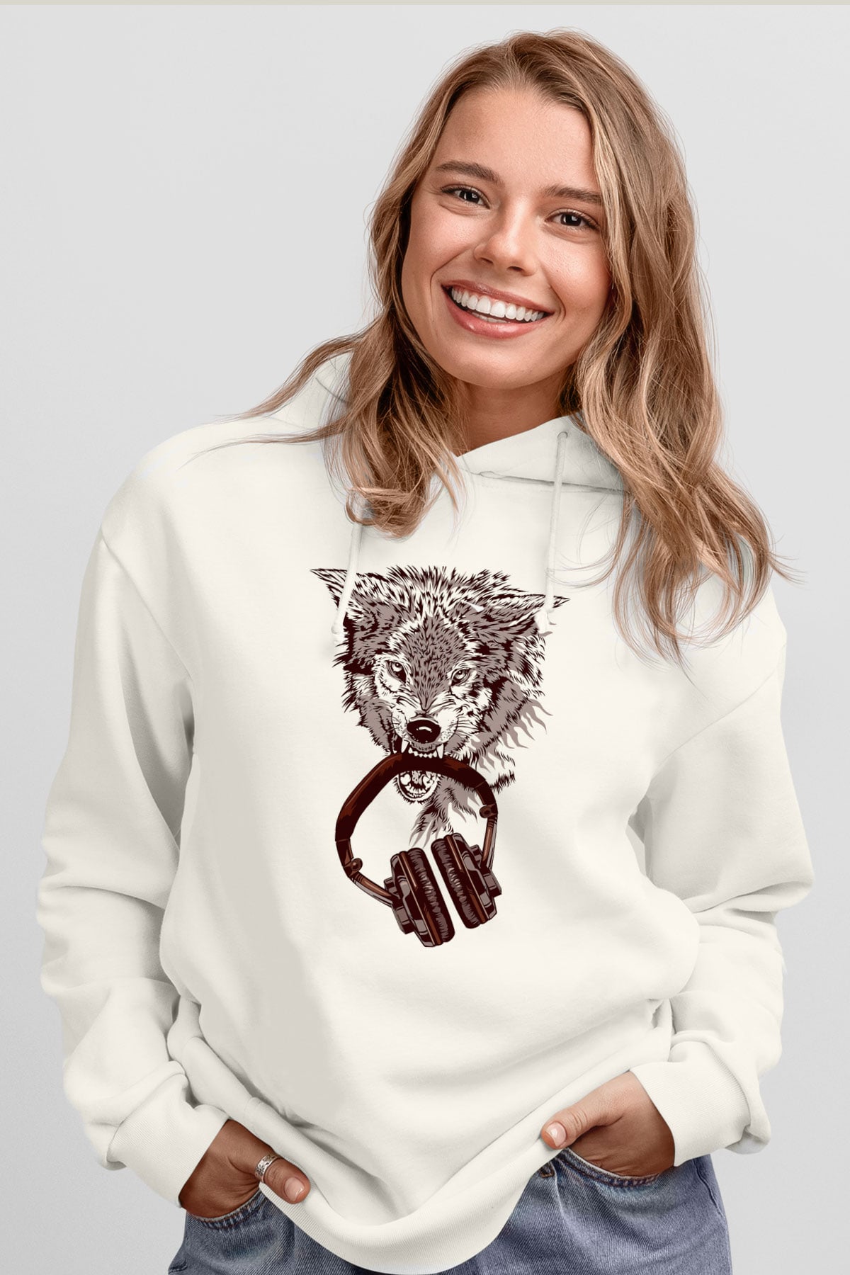 Tasarım Kapşonlu Sweatshirt TSR47