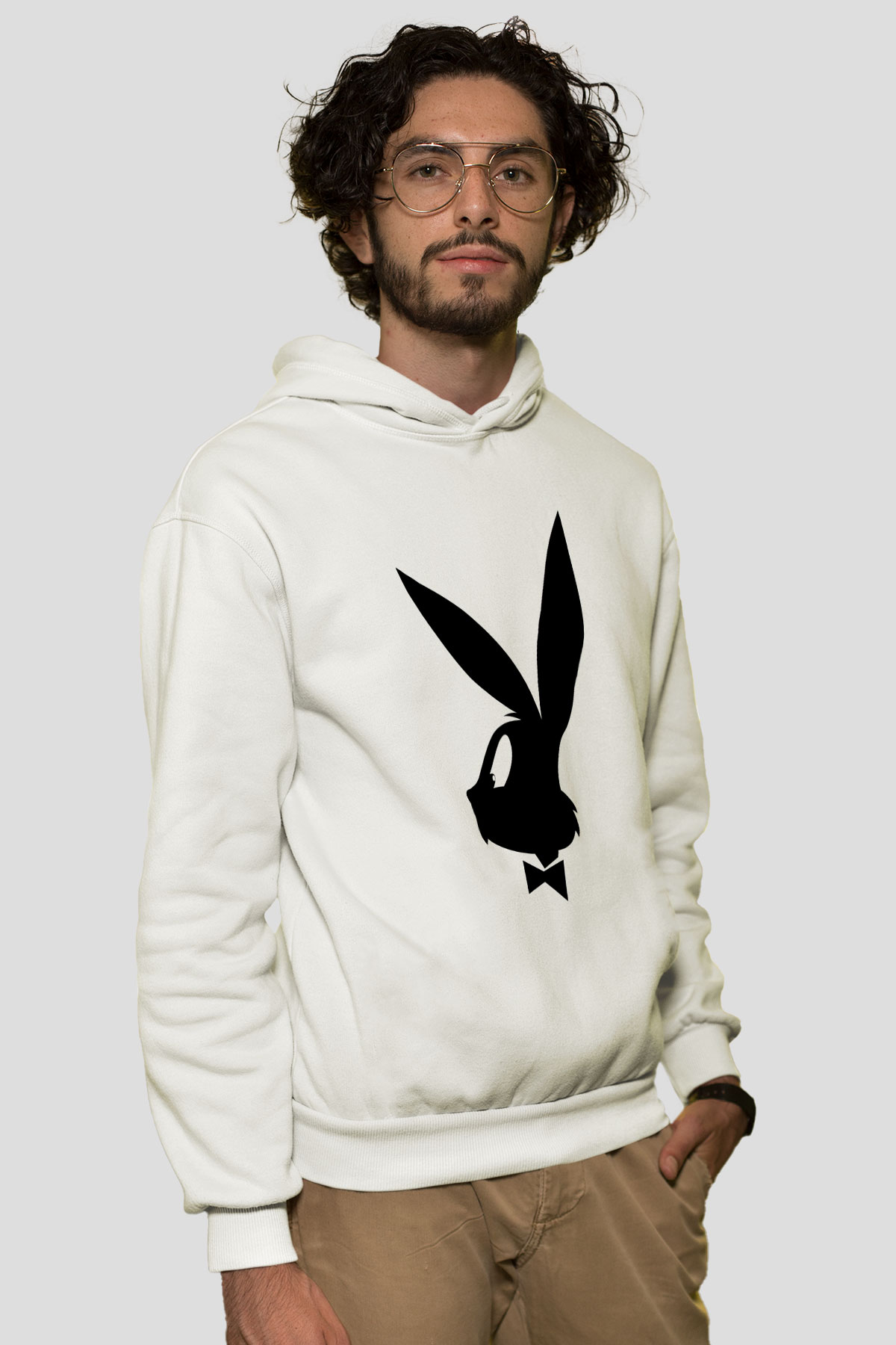 Tasarım Kapşonlu Sweatshirt TSR581
