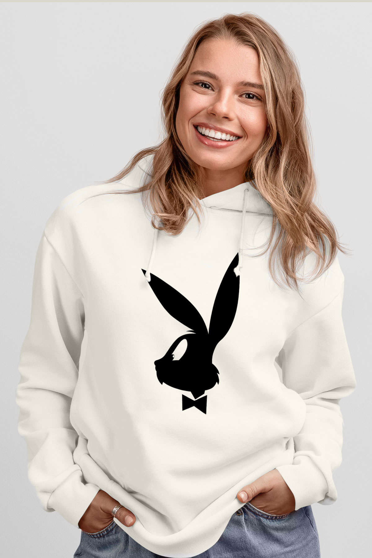 Tasarım Kapşonlu Sweatshirt TSR581