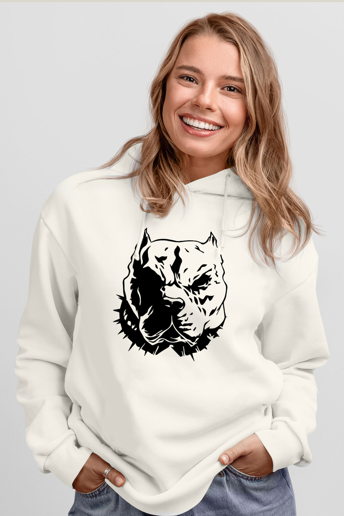 Tasarım Kapşonlu Sweatshirt TSR82