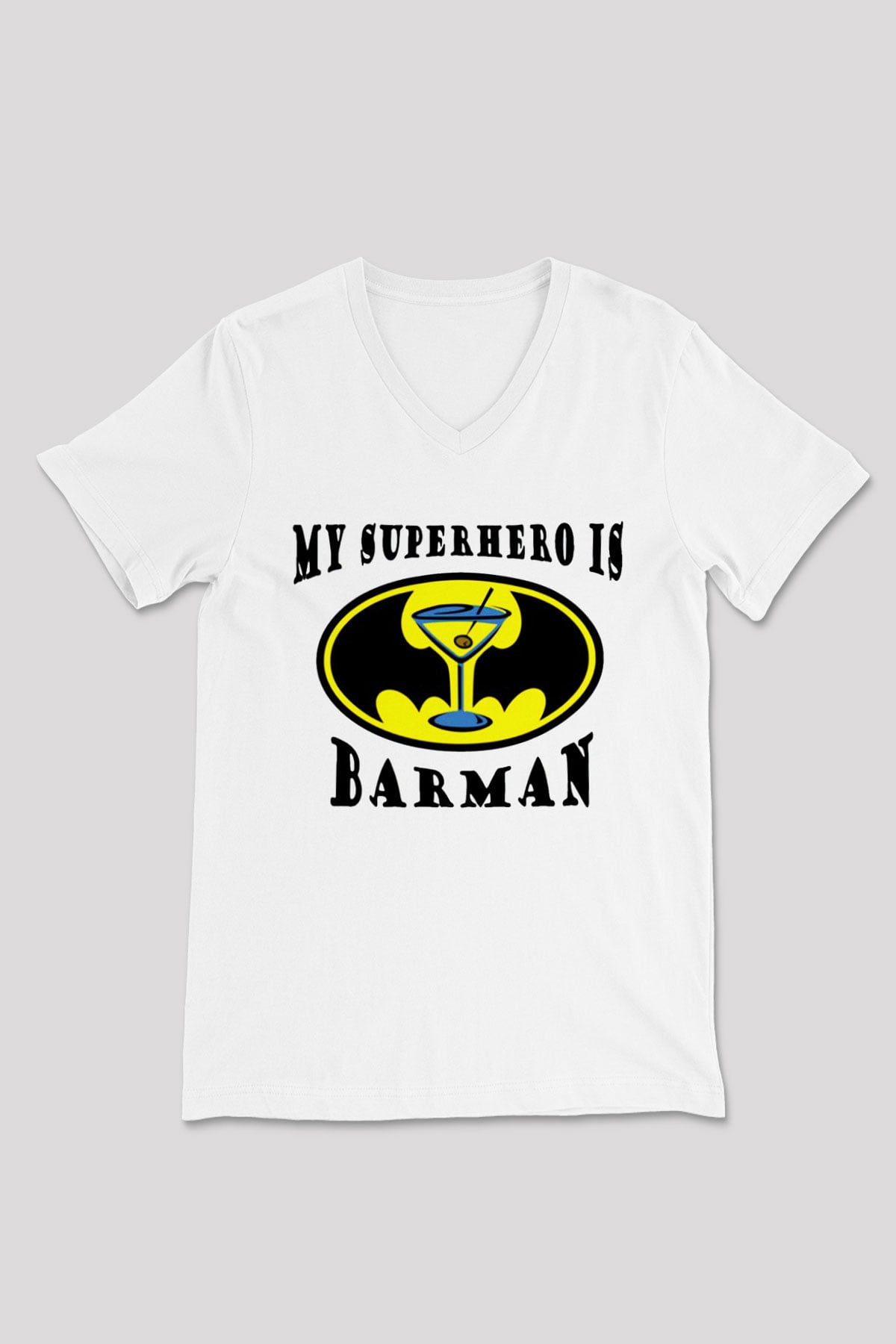 Tasarım V Yaka Tişört TSR364