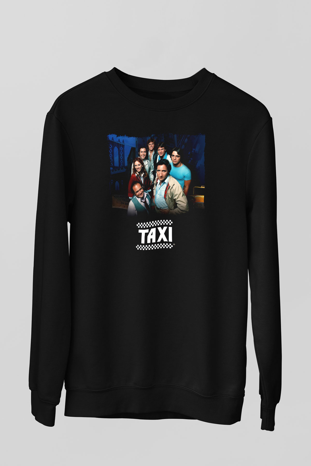 Taxi Siyah Unisex  Sweatshirt