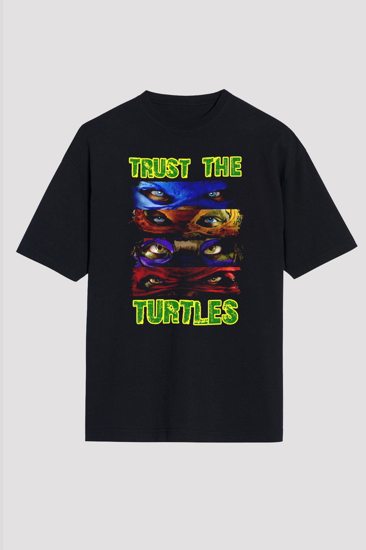 Teenage Mutant Ninja Turtles Ninja Kaplumbağalar Siyah Unisex Tişört