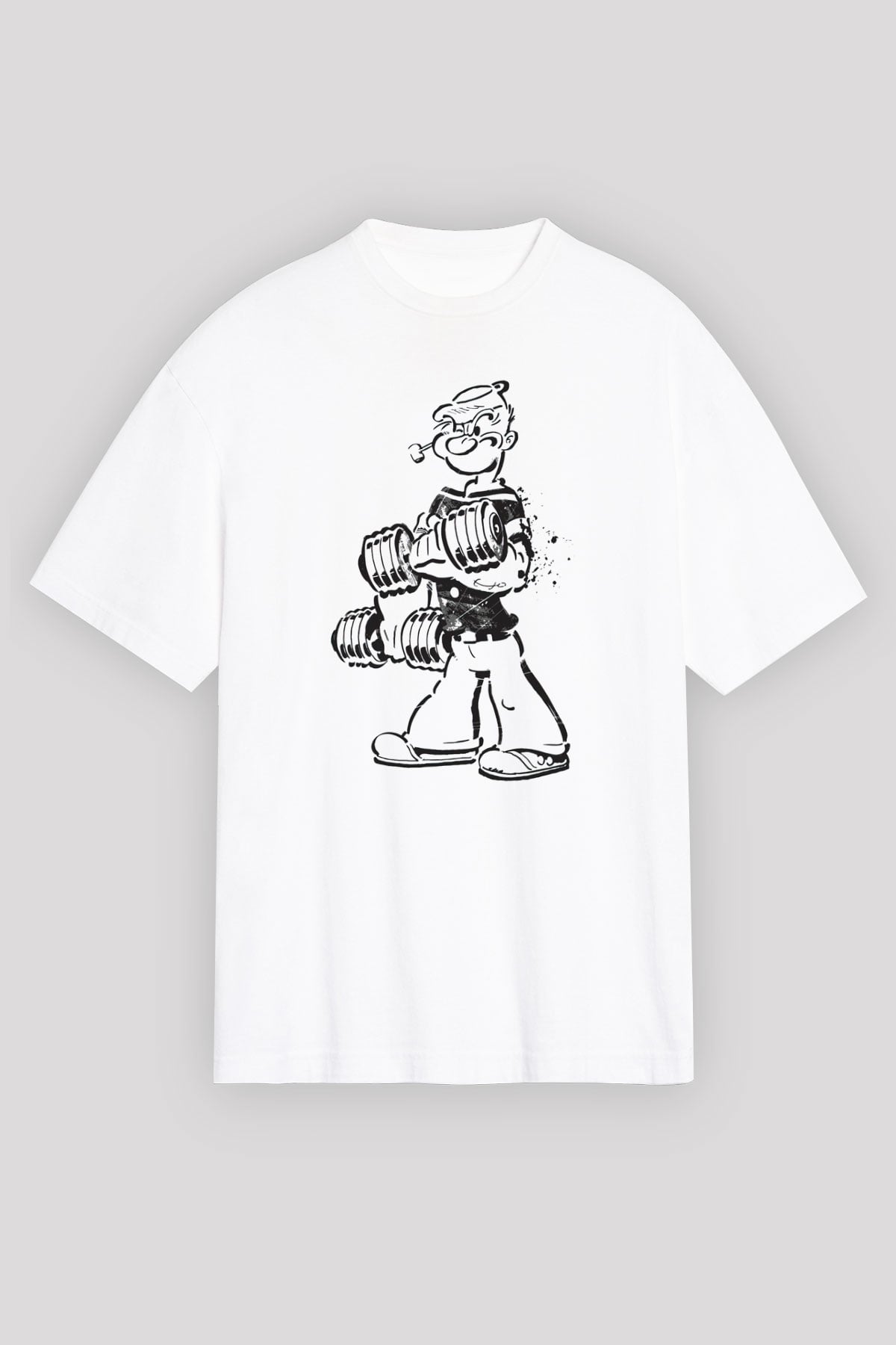 Temel Reis Baskılı Unisex Beyaz Tişört