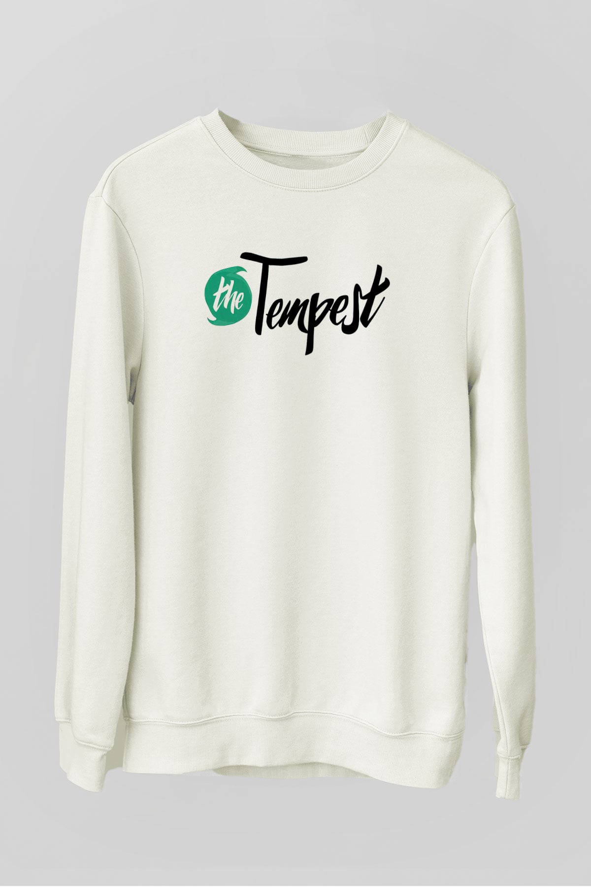 Tempest Beyaz Unisex  Sweatshirt
