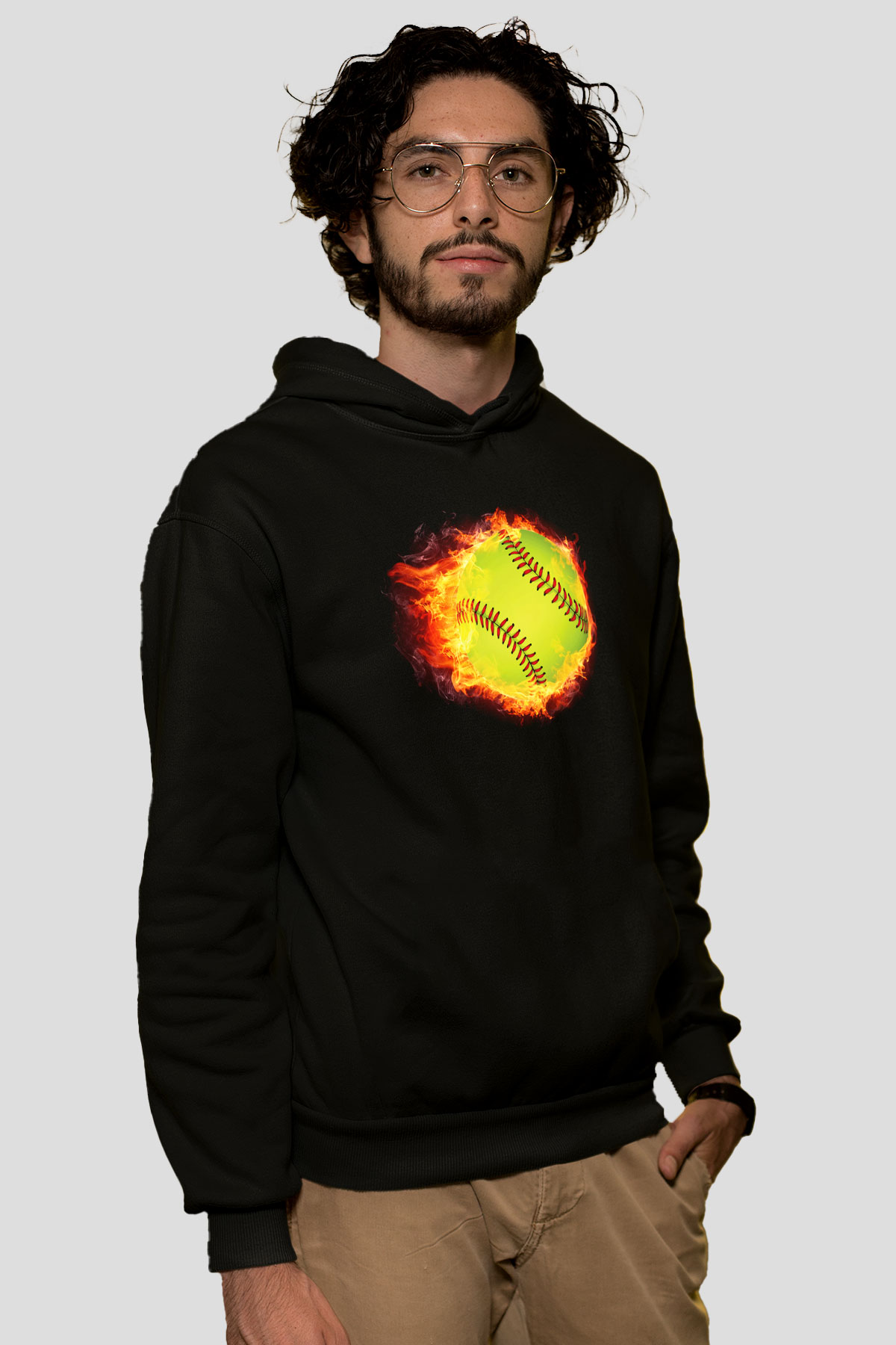 Tenis Siyah Unisex Hoodie