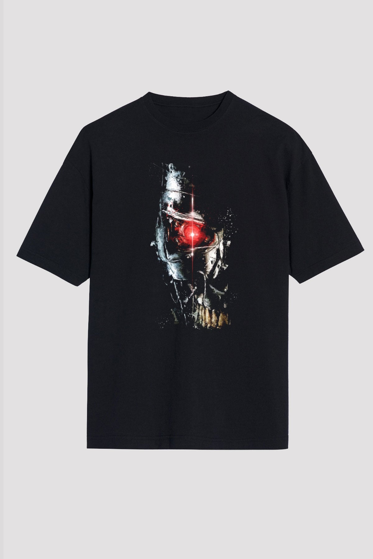Terminatör Siyah Unisex Tişört T-Shirt