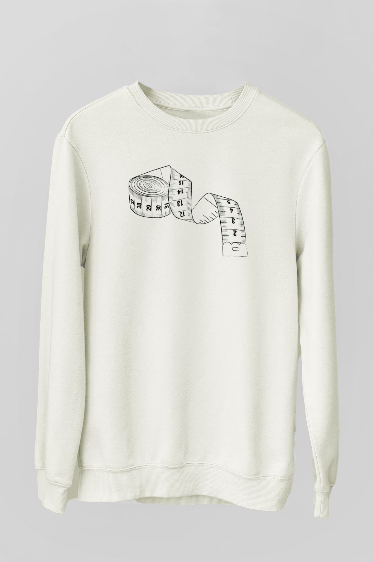 Terzi Beyaz Unisex Sweatshirt