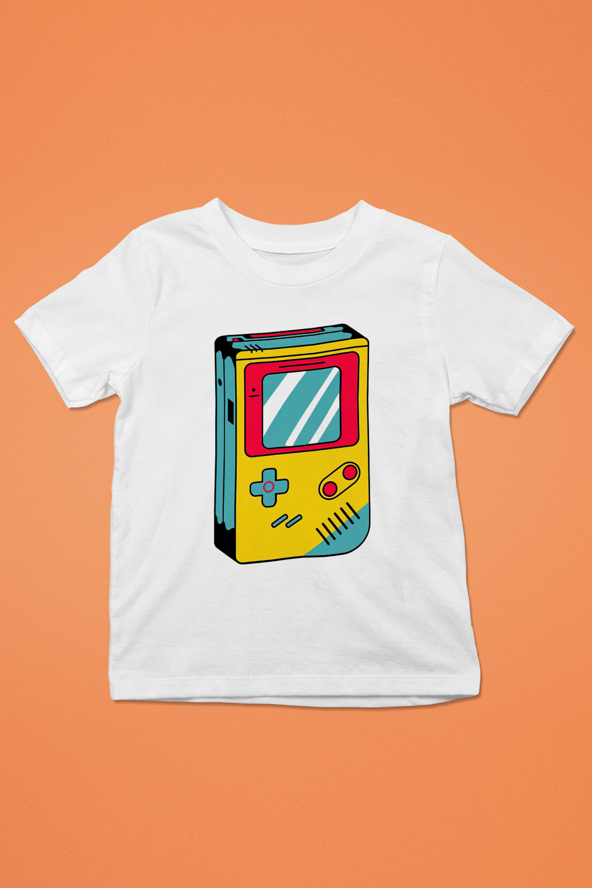 Tetris Beyaz Unisex  Çocuk Tişört