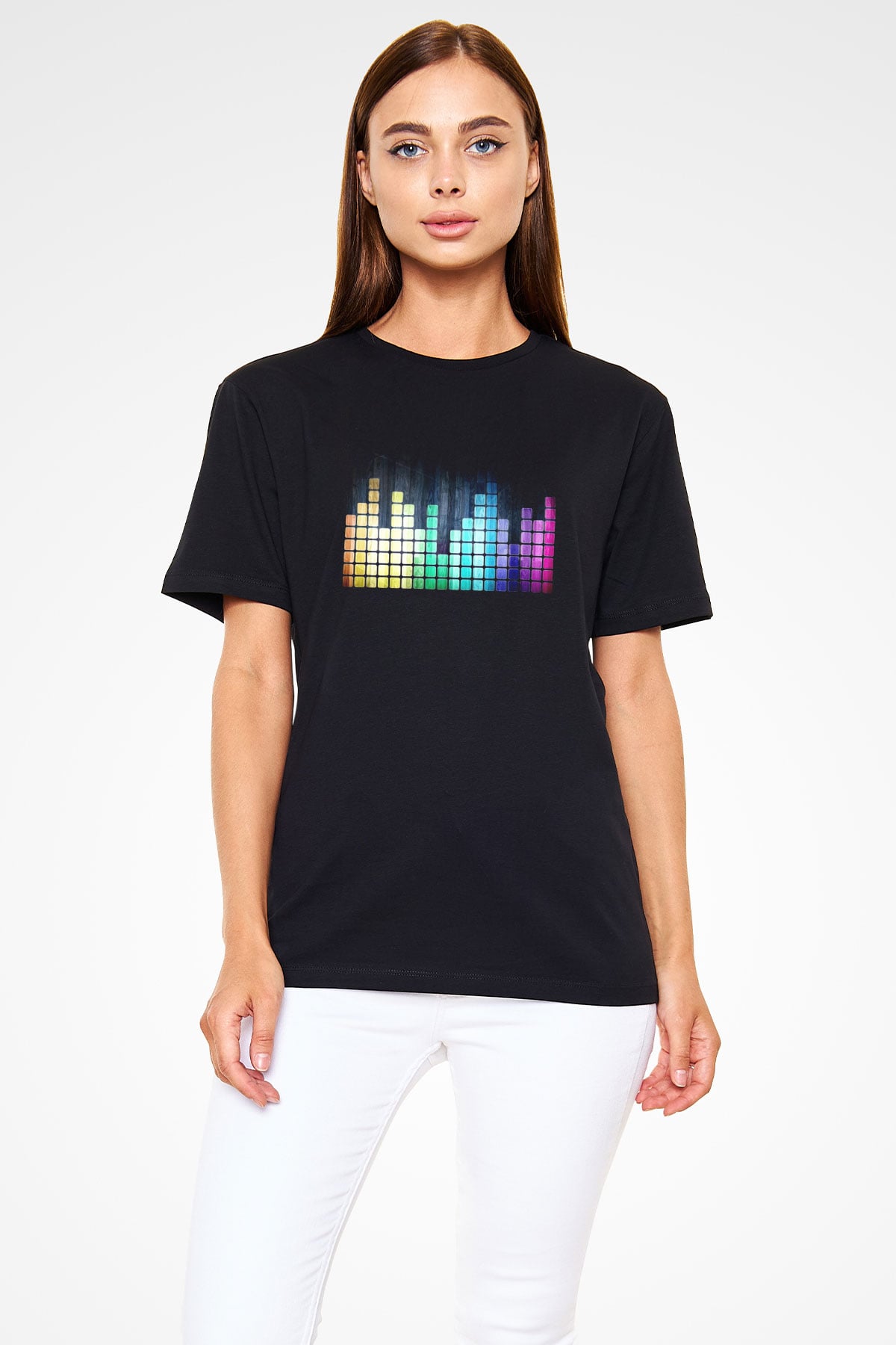 Tetris Siyah Unisex Tişört T-Shirt