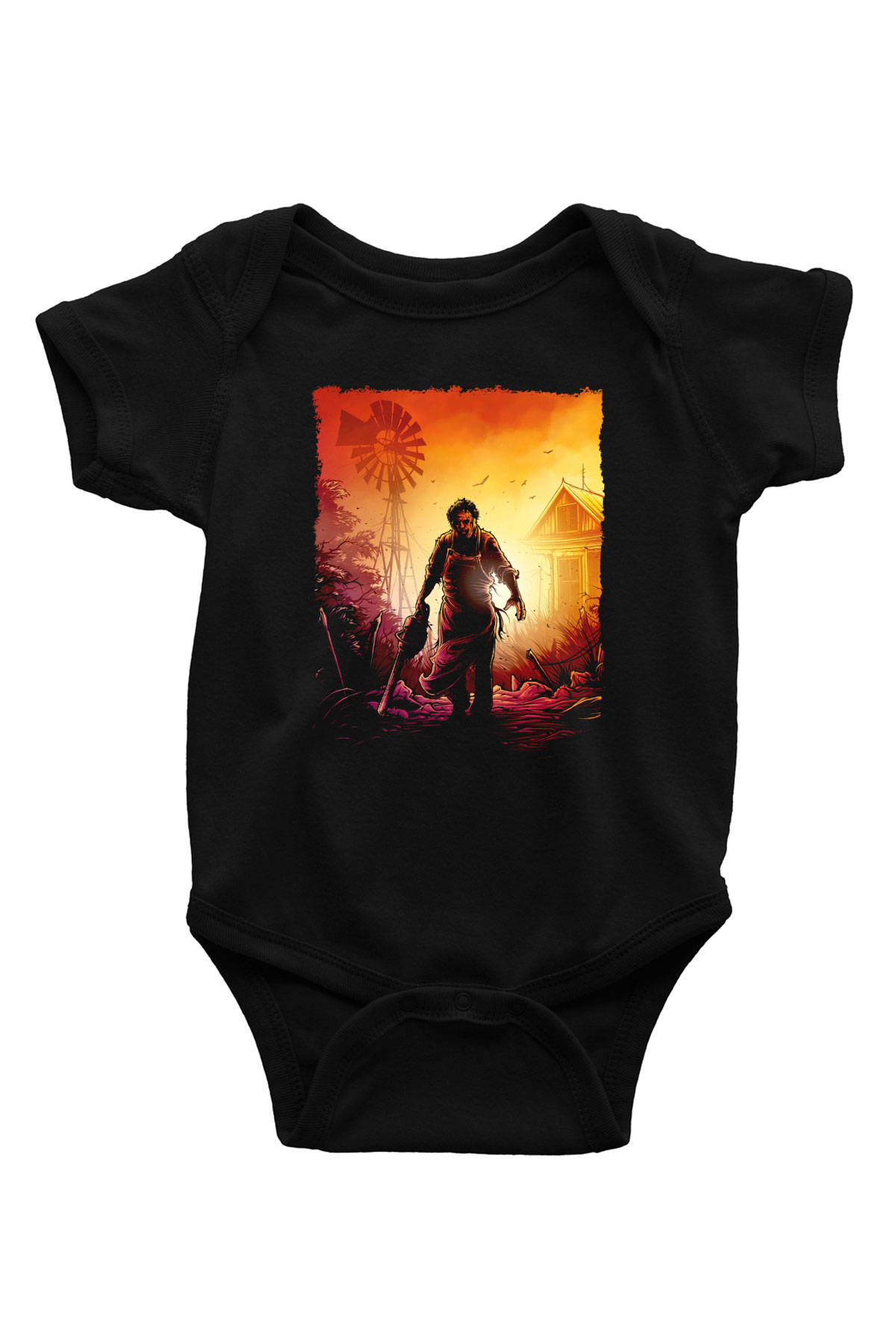 Texas Chain Saw Massacre Siyah Bebek Body - Zıbın