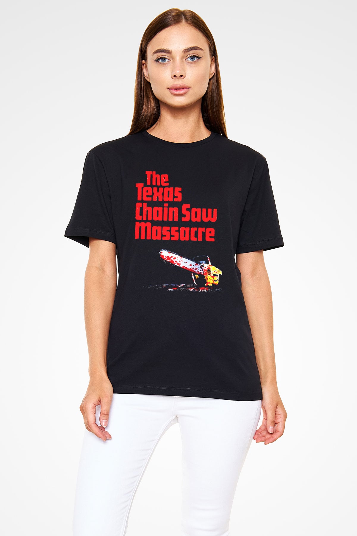 Texas Chain Saw Massacre Siyah Unisex Tişört