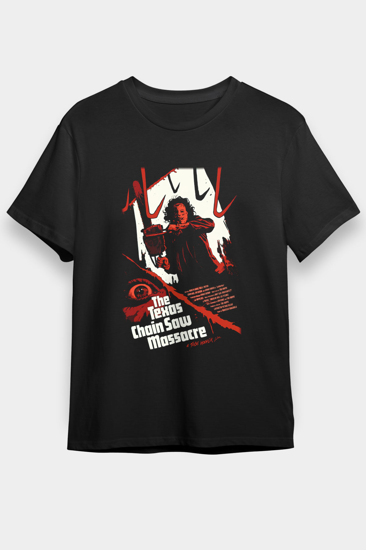 Texas Chain Saw Massacre Siyah Unisex Tişört