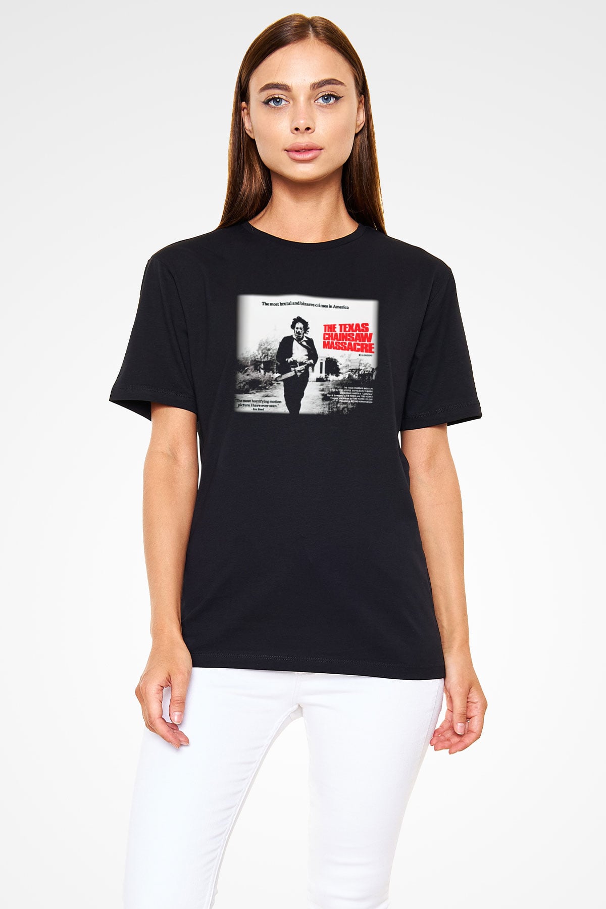 Texas Chain Saw Massacre Siyah Unisex Tişört