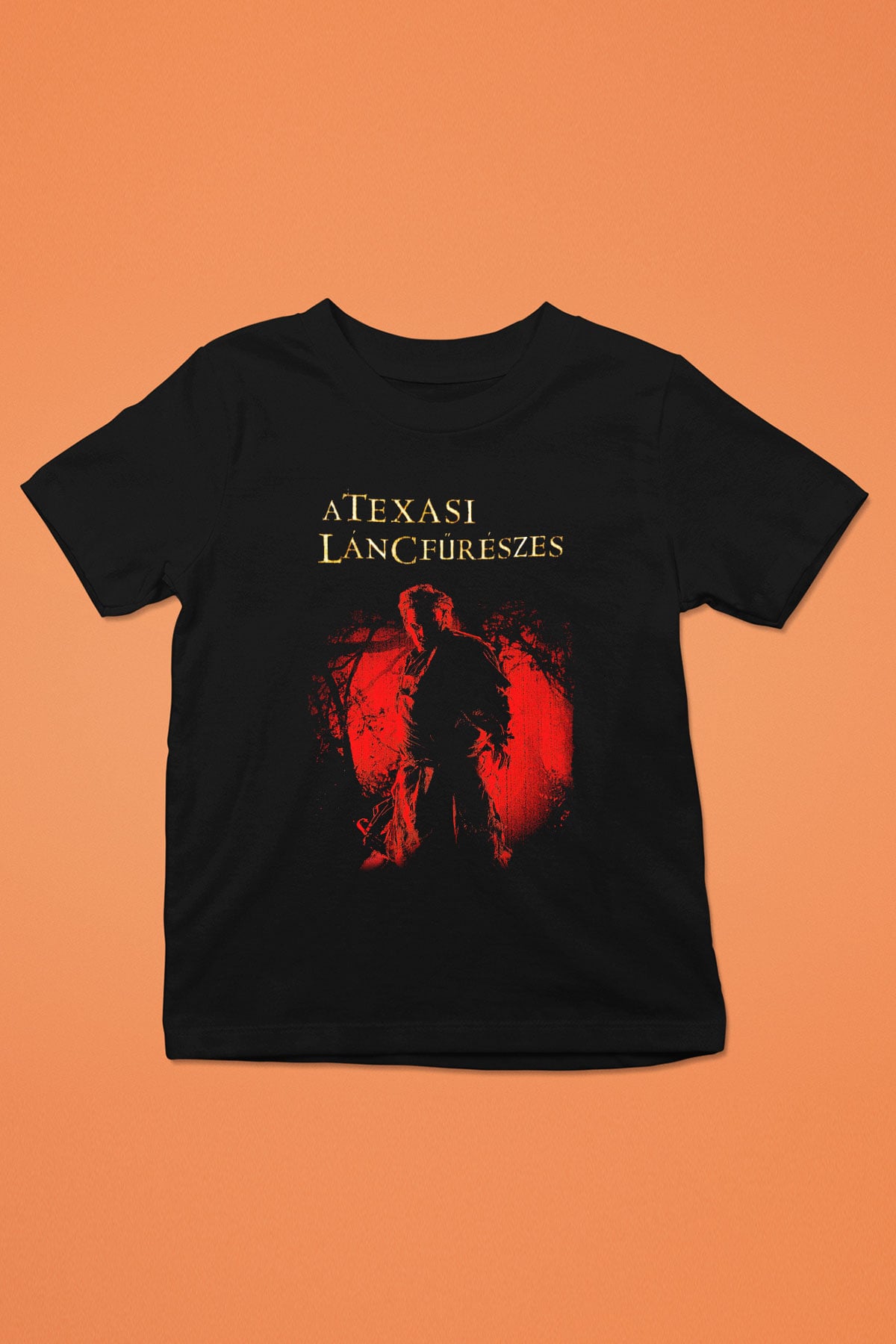 Texas Chain Saw Massacre Siyah Unisex  Çocuk Tişört