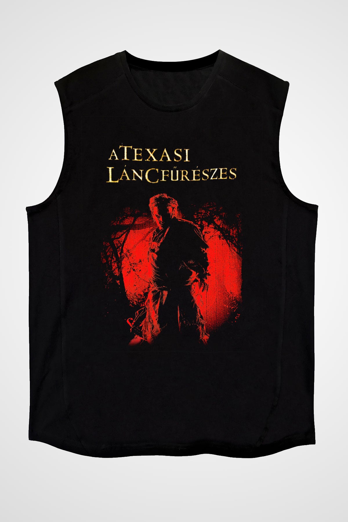 Texas Chain Saw Massacre Siyah Unisex  Kolsuz Tişört