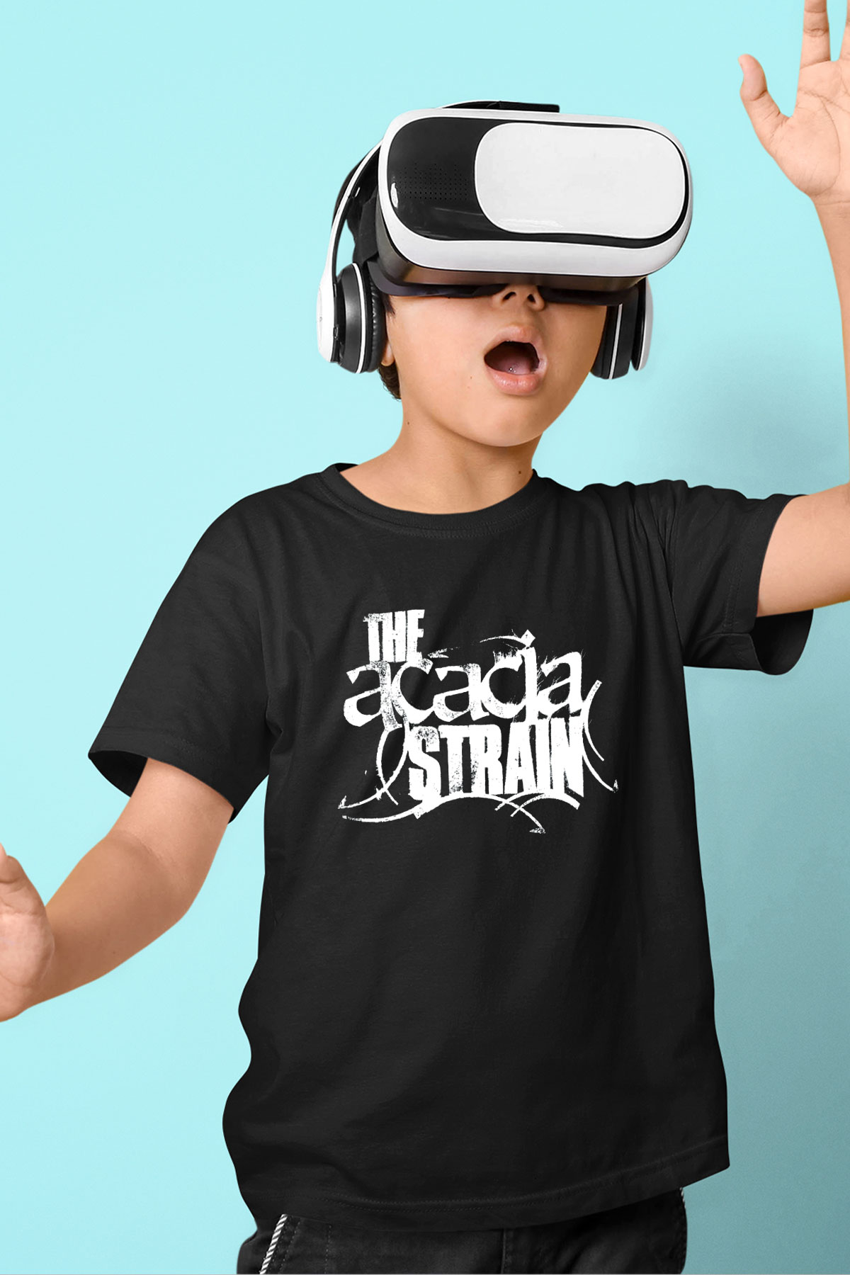 The Acacia Strain Baskılı Siyah Unisex Çocuk Tişört