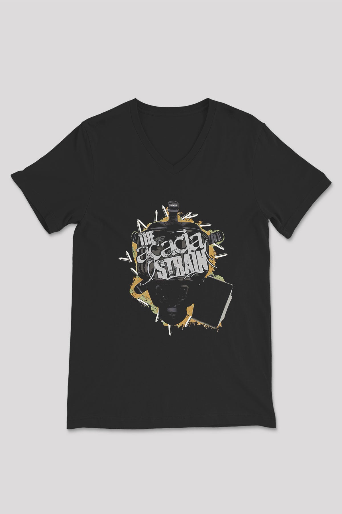 The Acacia Strain Siyah Unisex V Yaka Tişört T-Shirt