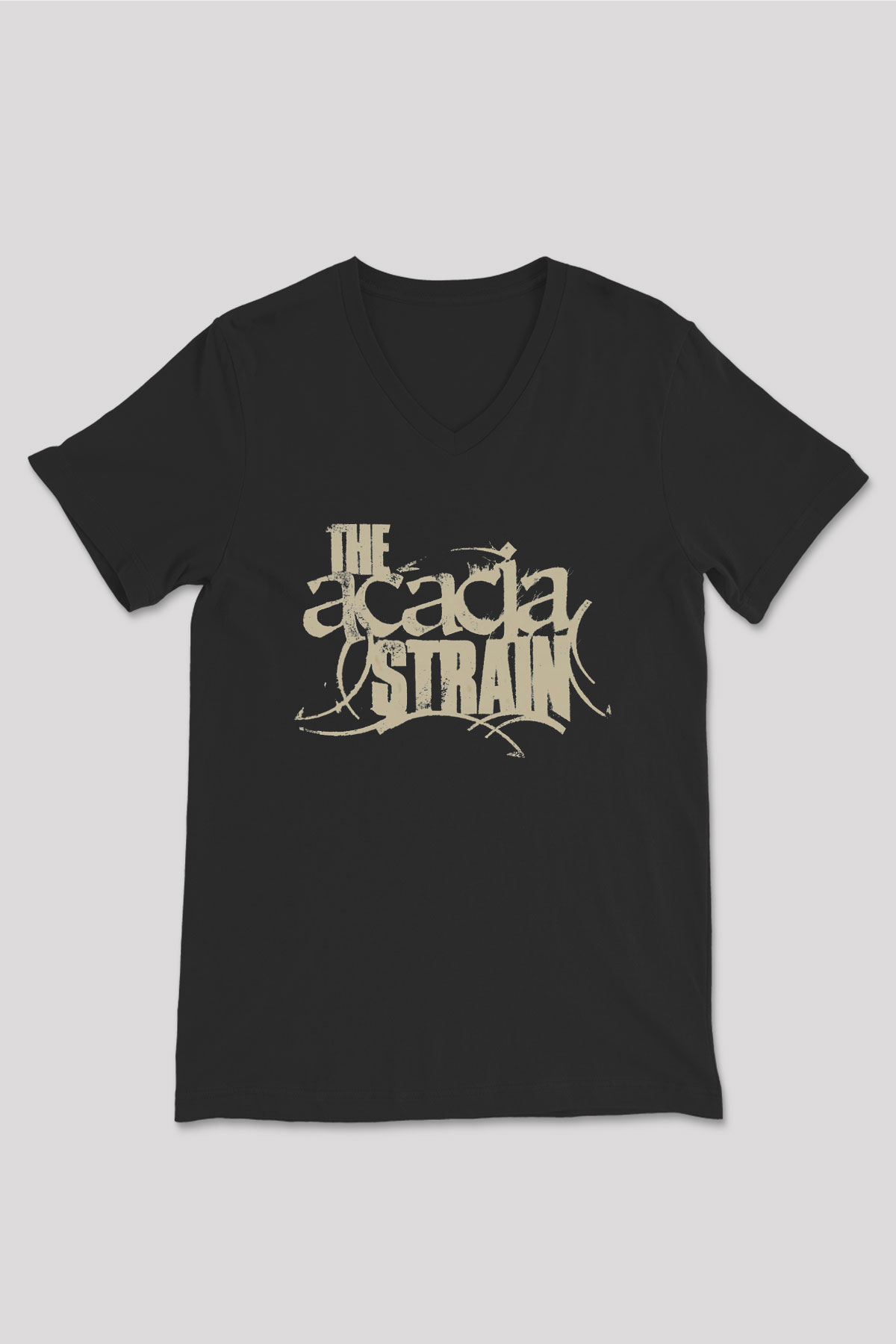 The Acacia Strain Siyah Unisex V Yaka Tişört T-Shirt