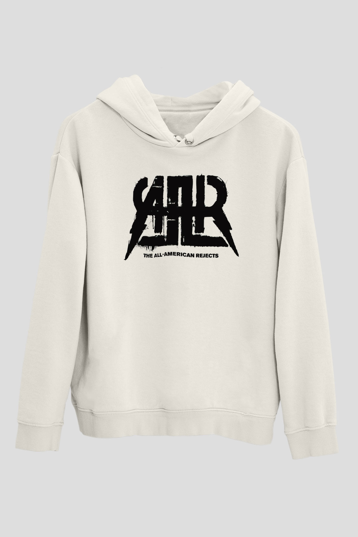 The All-American Rejects Beyaz Unisex Kapşonlu Sweatshirt